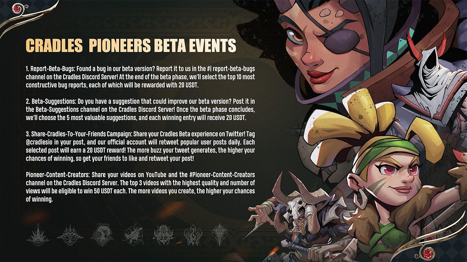 Cradles Launches Pioneer Program, Begins Beta Test