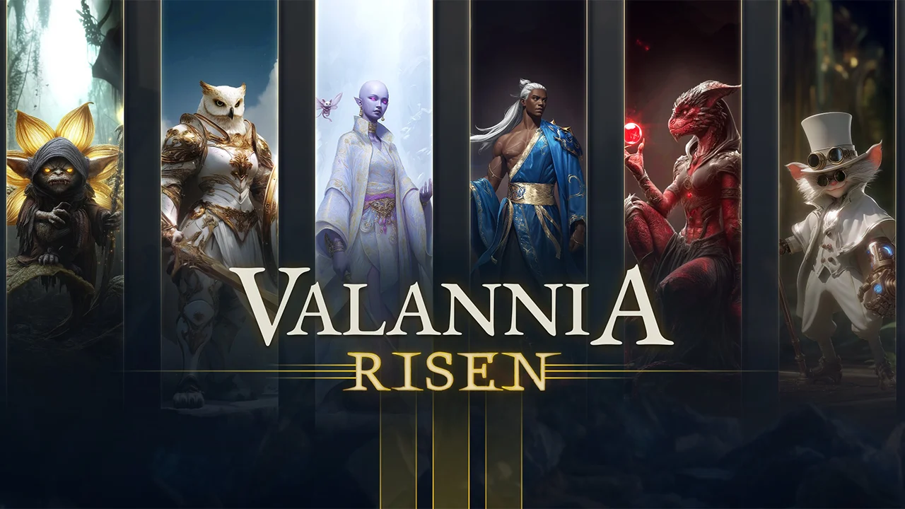 Risen Heroes Nft Collection From Valannia, A Solana-Based Web3 Mmorpg Featuring Upgradeable Playable Characters And Hero Evolution.