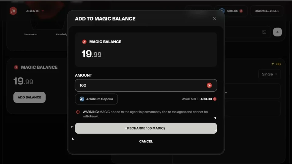 How To Create A Treasure Ai Agent On Ronin Using $Magic
