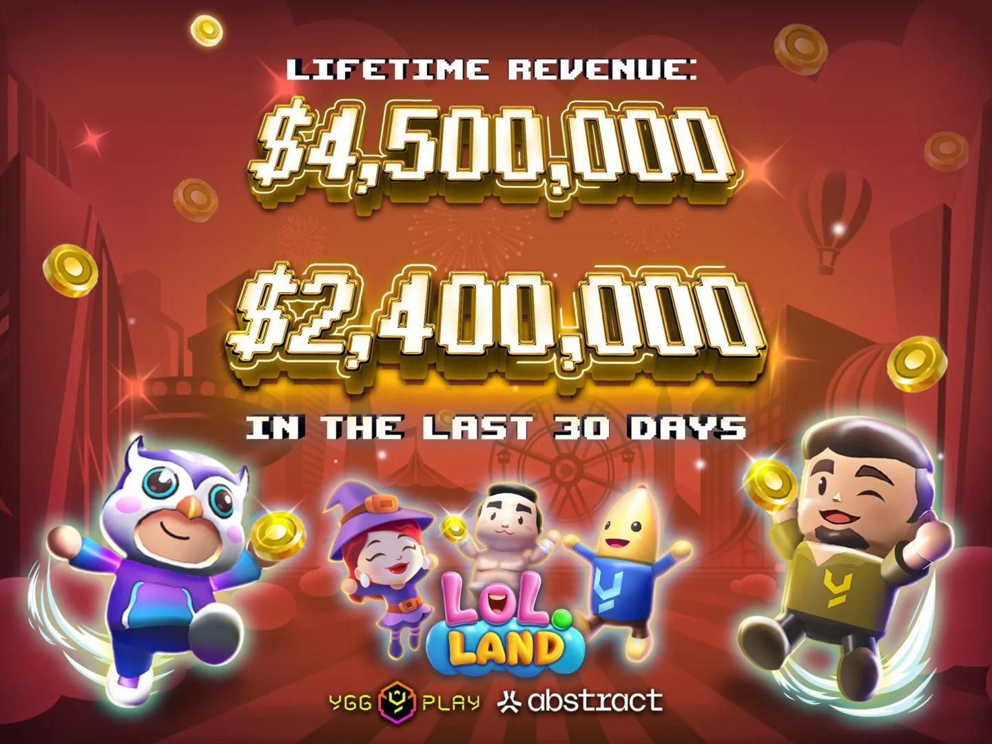 Ygg Play Launchpad $Lol Token Event Banner For Lol Land Web3 Gaming Platform