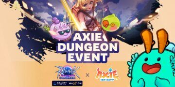 Axie Dungeon Event In Ragnarok Online Landverse Featuring Axie Monsters And Nft Rewards.