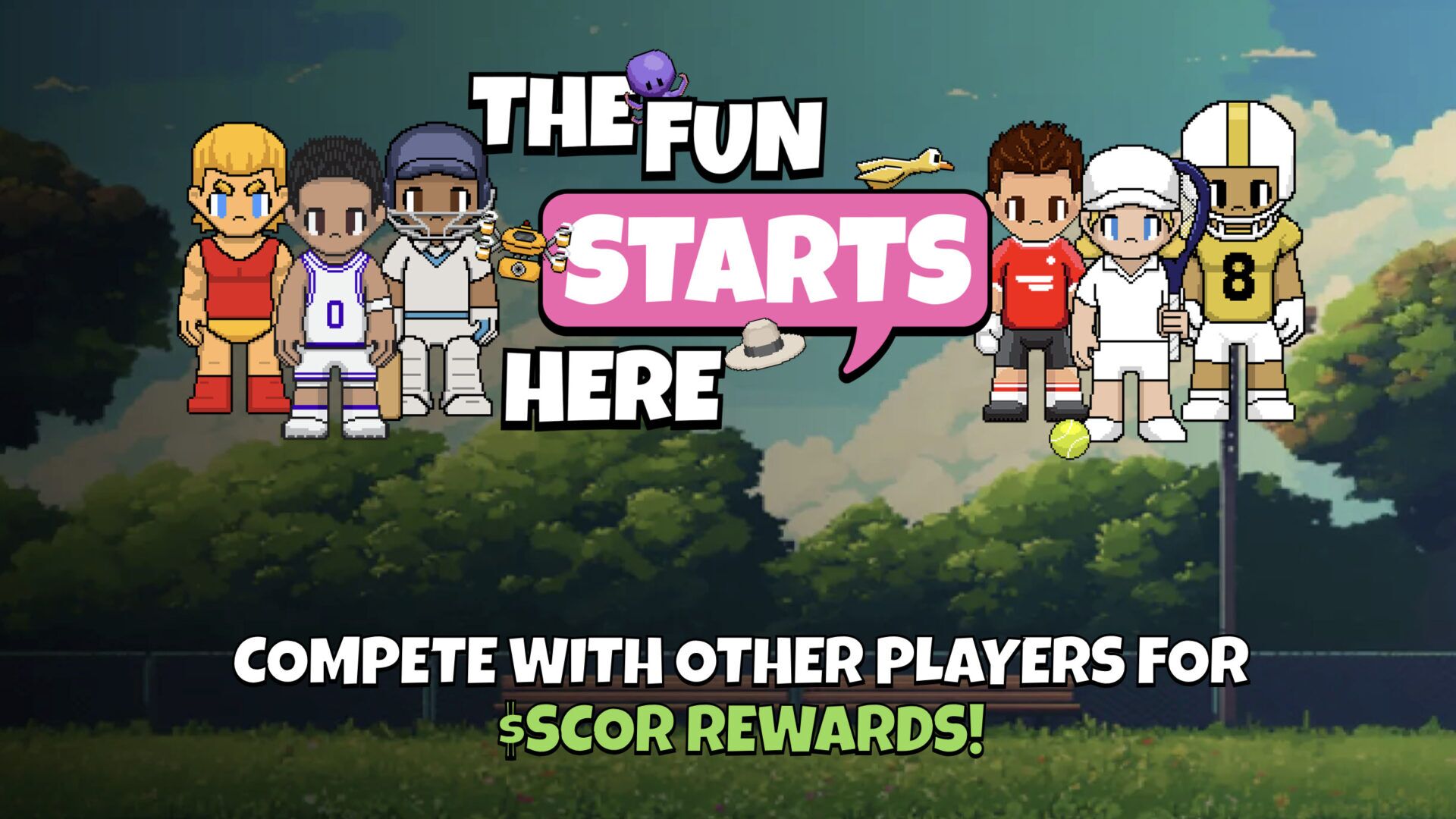 Web3 Games Scor Platform Play-To-Earn Mini-Games Digital Collectibles Crypto Gaming