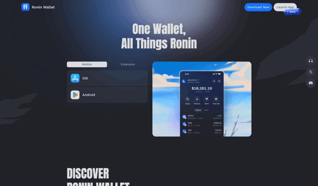 How To Create A Ronin Wallet: Step 1