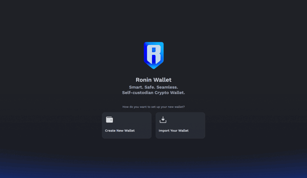 How To Create A Ronin Wallet: Step 3