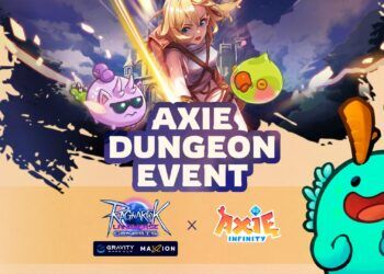 Axie Dungeon Event In Ragnarok Online Landverse Featuring Axie Monsters And Nft Rewards.