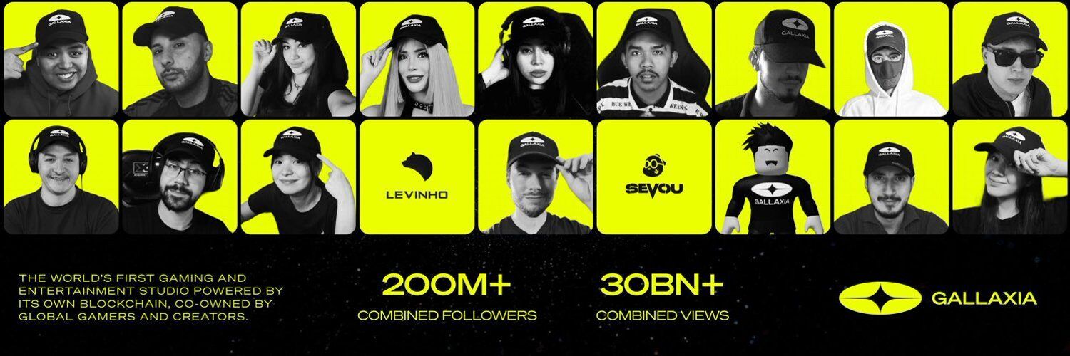 Gallaxia Gaming Influencers Collective 50 Creators Web3 Studio
