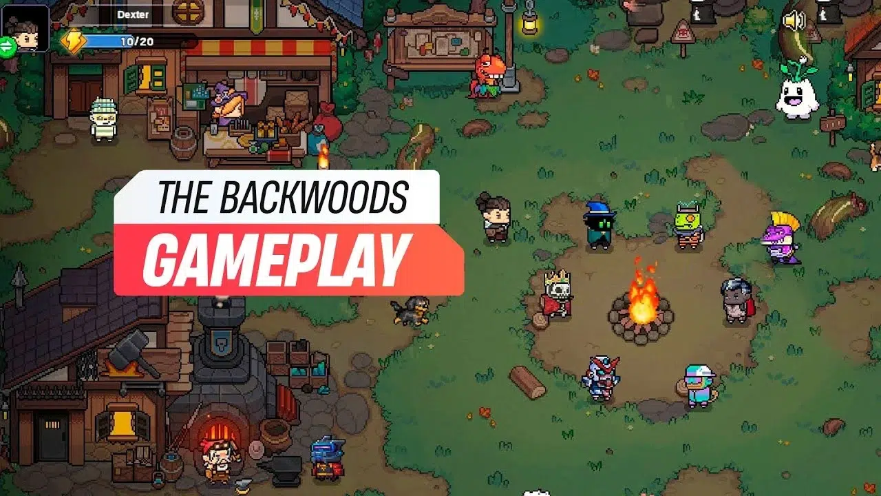 The Backwoods Play-To-Earn Crypto Games Gameplay In Web3 Gaming Roguelite Action On Solana.