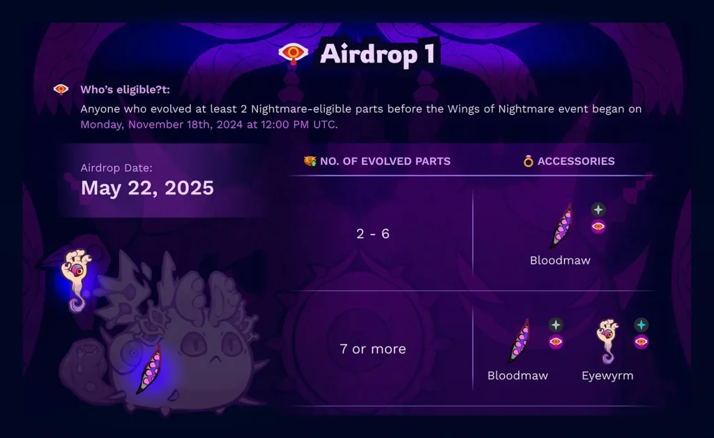 Nightmare Accessory Airdrops