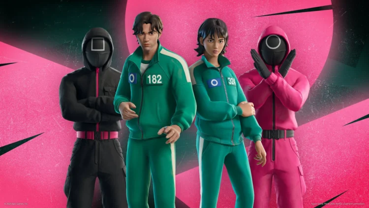 Fortnite And Squid Game Collide With New Squid Grounds Map And Skins Arriving June 27