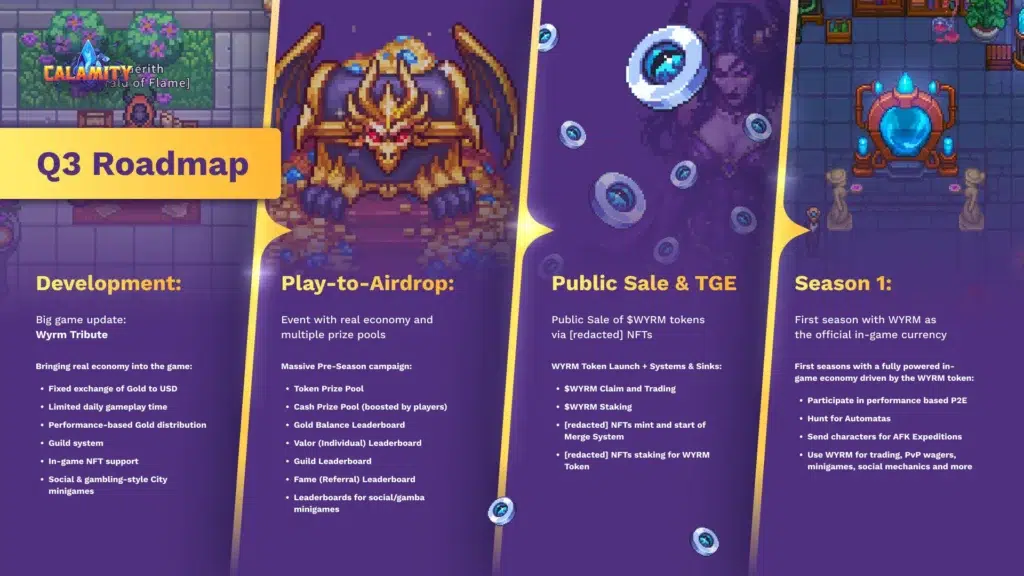 Q3 Roadmap Calamity Wyrm Token Ronin