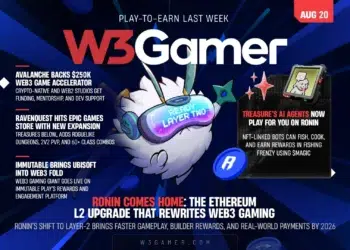 Play-To-Earn Weekly Recap: Ronin’s Ethereum L2 Move, Treasure Ai Agents, And Immutable’s Web2 Push