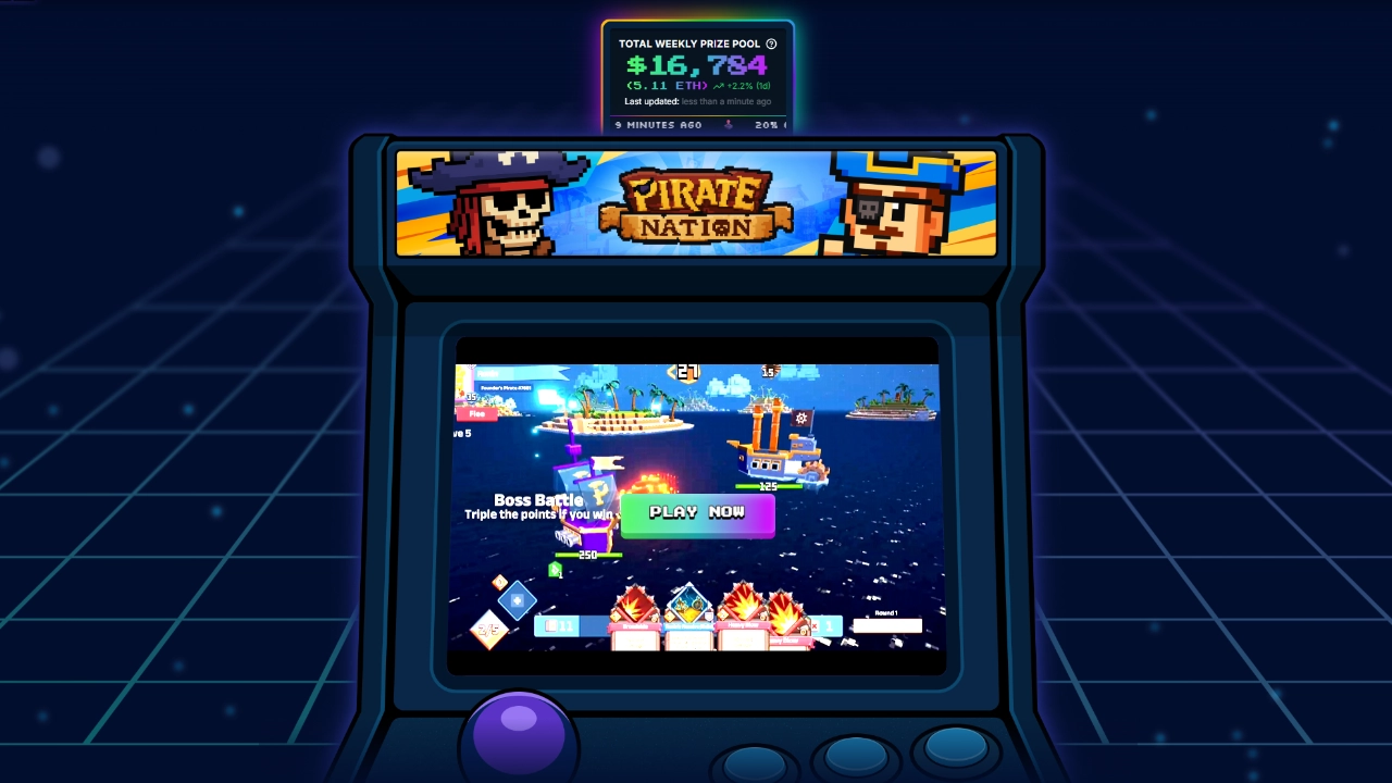 Abstract Blockchain Tokens Abster Retsba In Pirate Nation Brawl Web3 Games