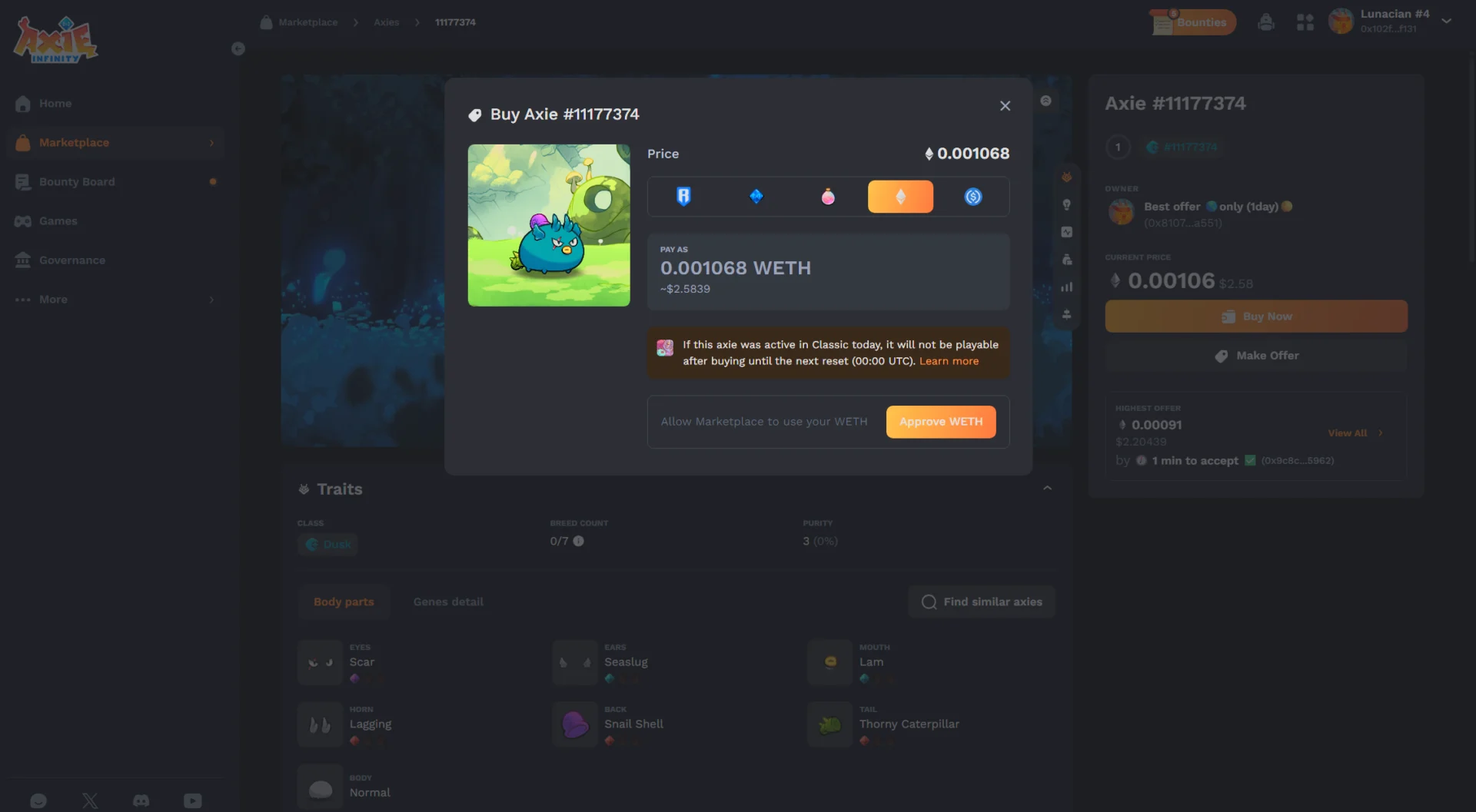 How To Buy Axie And Land In Axie Marketplace1