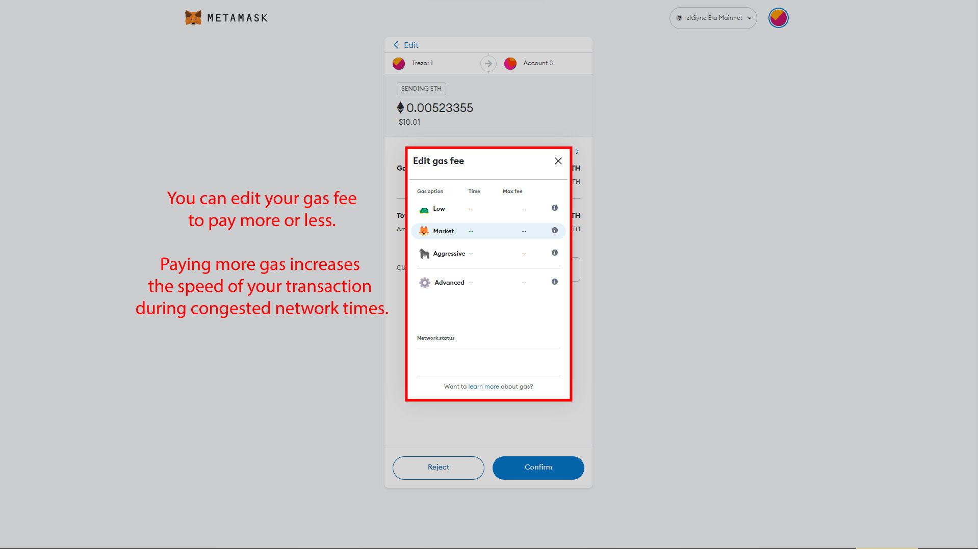 Gas Fees 101 Metamask