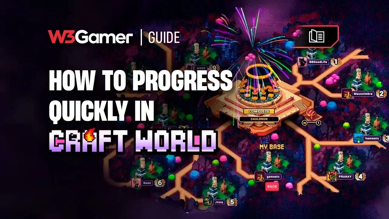 Craft World Beginner Guide: Fast Progression Walkthrough With Tips On Mines, Ads, And Nfts