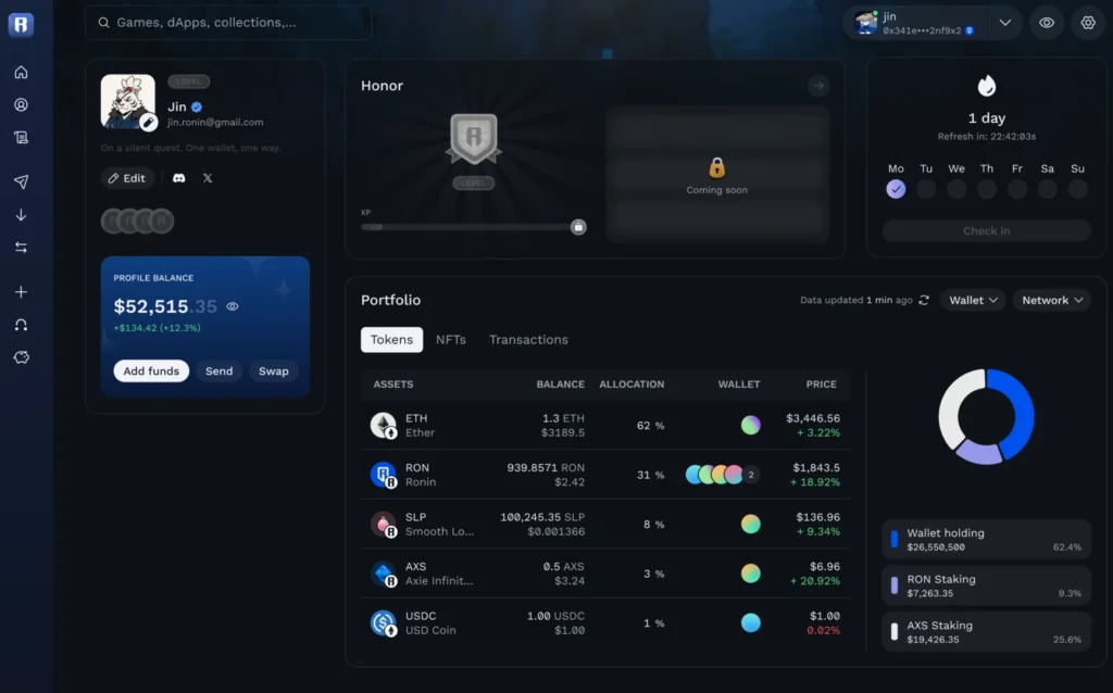 How To Set Up Your Ronin Profile And Connect Multiple Wallets