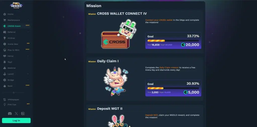 How To Earn $Mgt And $Cross Tokens Playing Pixel Heroes: A Beginner’s Guide