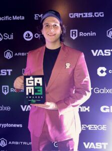 Gam3 Awards 2025 Content Creator Of The Year Winner Cagy At Ygg Play Summit Manila