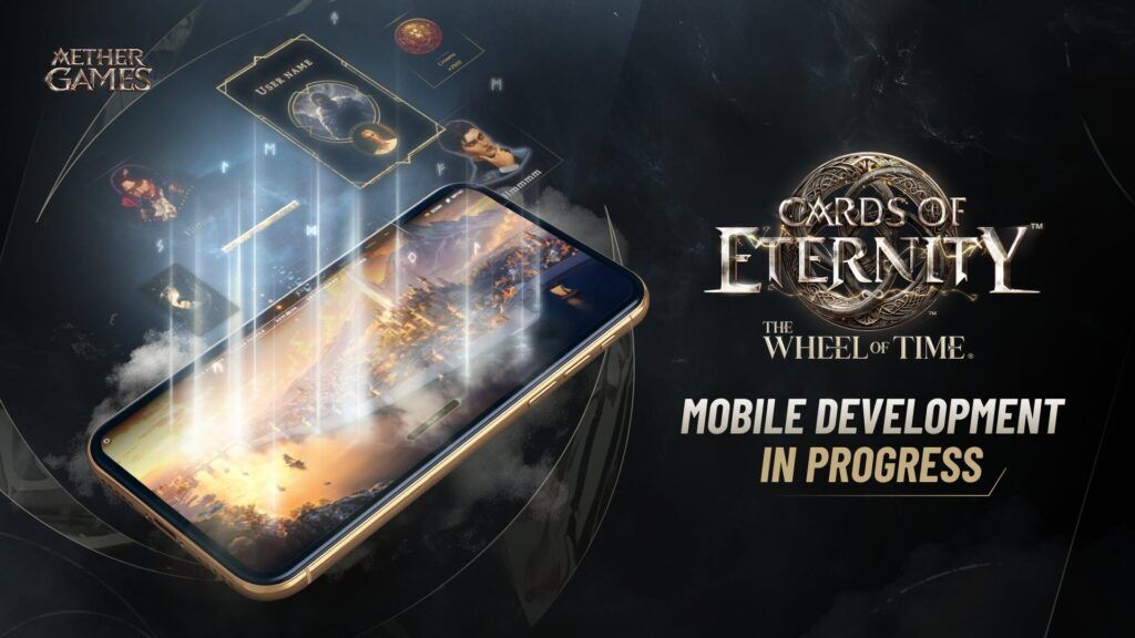 Ards Of Eternity Wheel Of Time Card Game, Web3 Gaming Trading Card Game, Play To Earn Games, Crypto Games Studio Aether Games