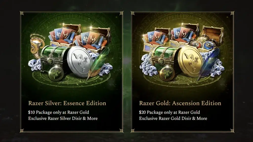 Limited Ascension And Essence Edition Bundles For Legend Of Ymir Razer Gold Promotion