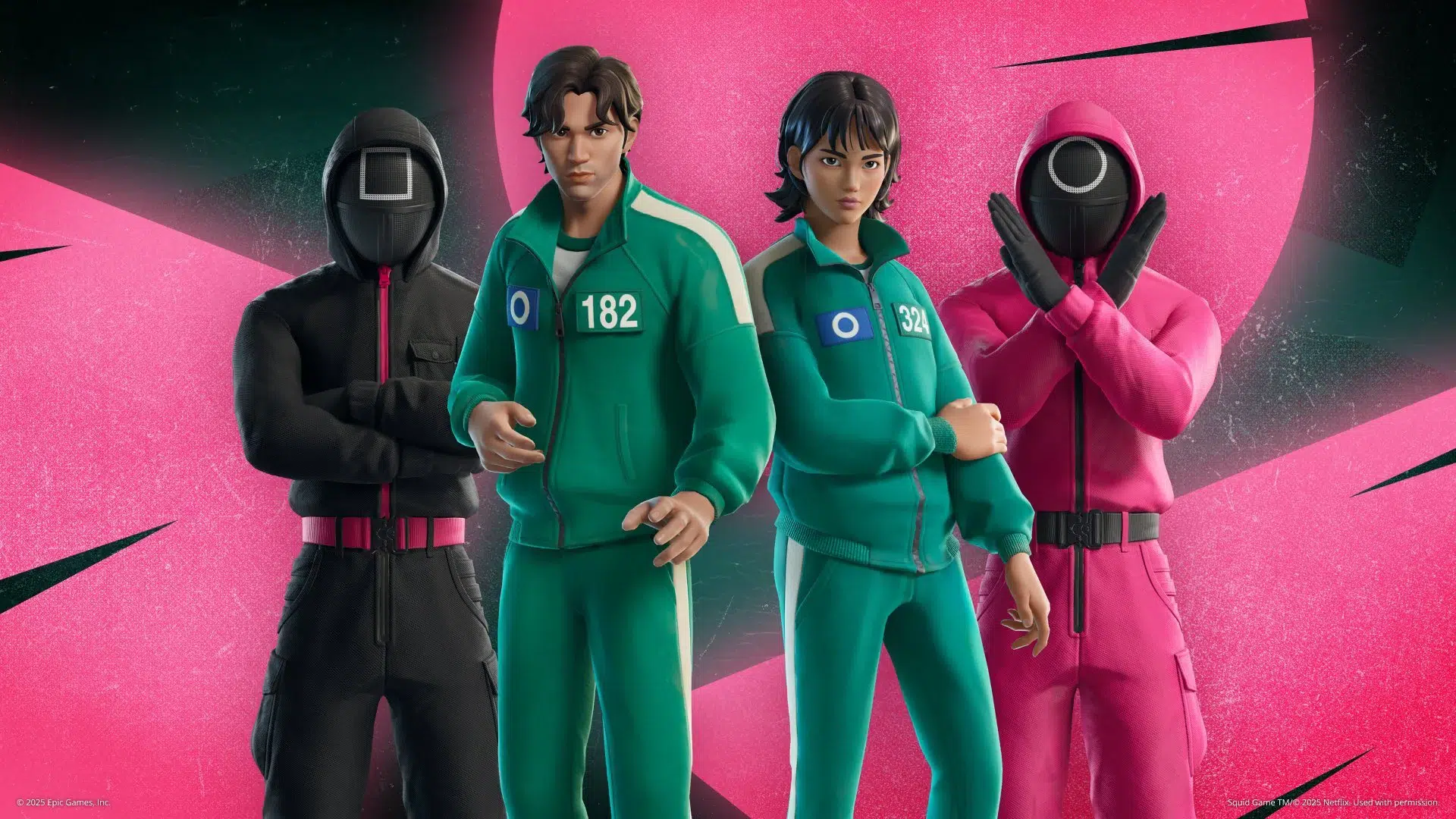 Fortnite And Squid Game Collide With New Squid Grounds Map And Skins Arriving June 27