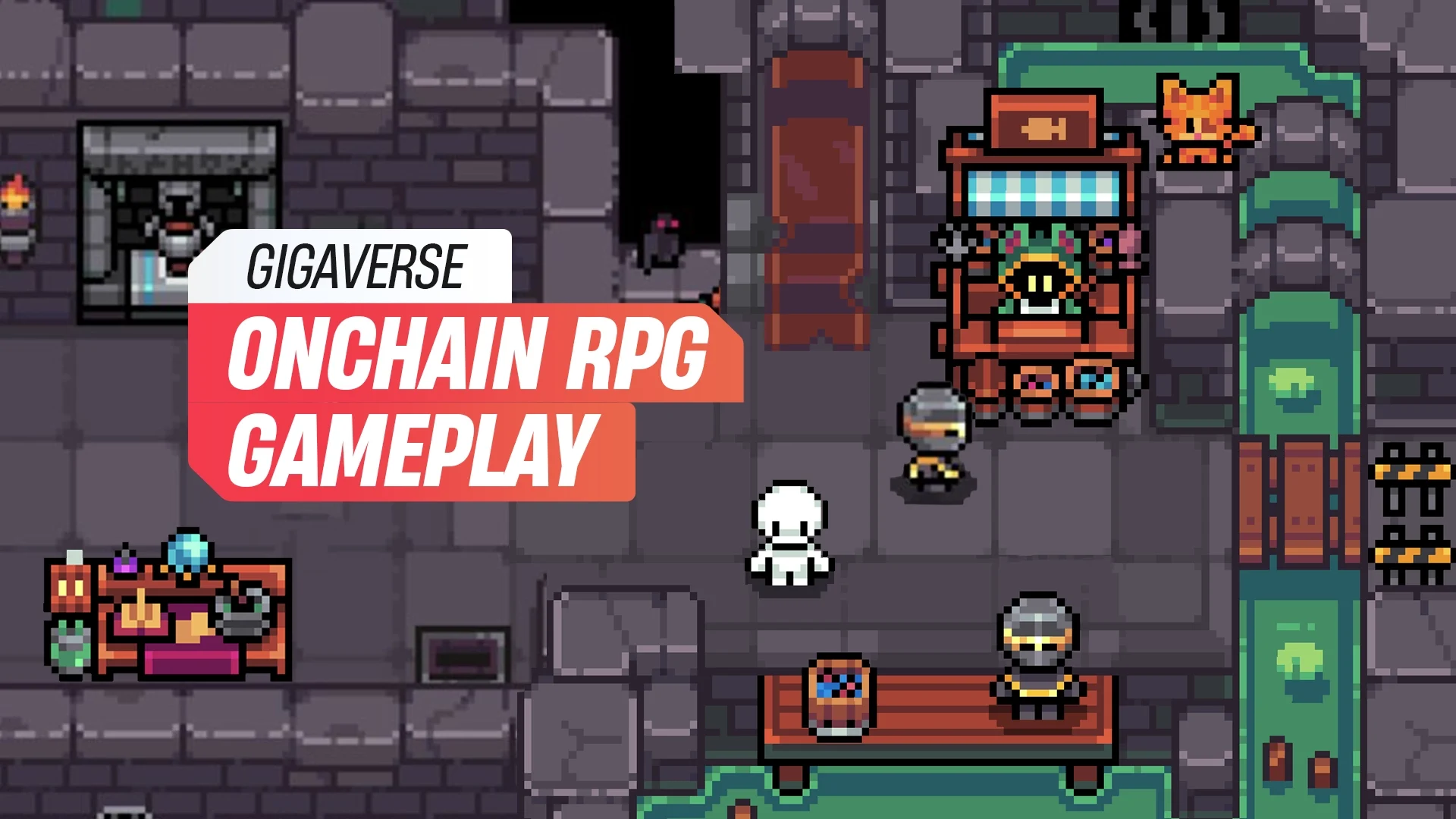 Gigaverse Gameplay Showcase | Hands-On With The On-Chain Pixel Rpg