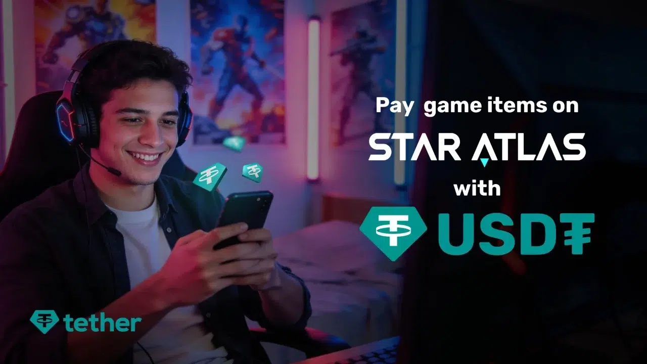 Star Atlas Tether Partnership Involving Usdt Stablecoin, Web3 Gaming And Crypto Games News Update