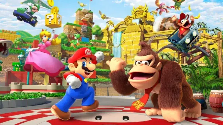 Nintendo Switch 2 Top 10 Games Cover Collage Featuring Mario Kart World, Donkey Kong Bananza, Hades Ii, Hollow Knight Silksong, Zelda Tears Of The Kingdom Switch 2 Edition, Metroid Prime 4 Beyond, Pokemon Legends Z-A, Kirby Air Riders, Hyrule Warriors Age Of Imprisonment, Cyberpunk 2077 Ultimate Edition In Game Lists.