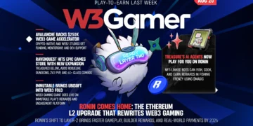 Play-To-Earn Weekly Recap: Ronin’s Ethereum L2 Move, Treasure Ai Agents, And Immutable’s Web2 Push