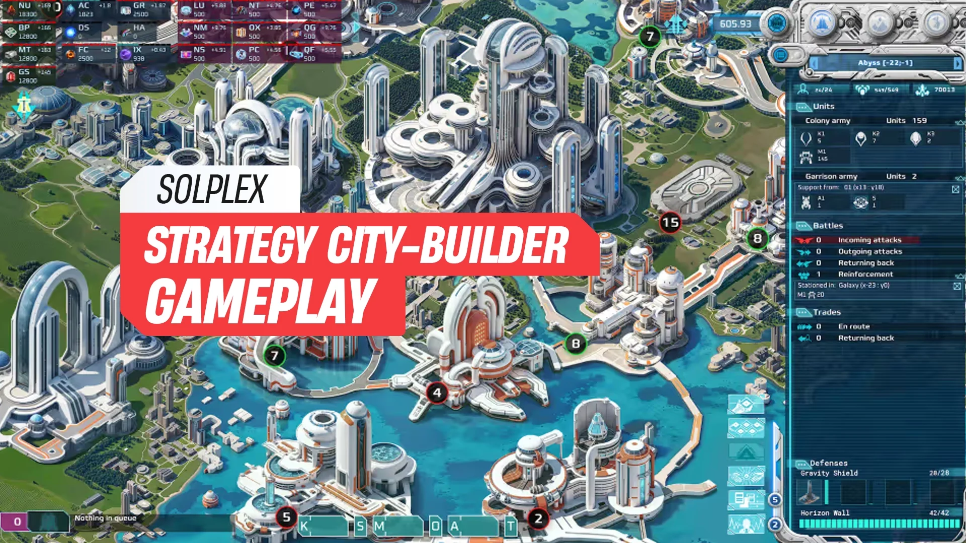 Solplex: Sci-Fi Colonies And Strax Rewards | Gameplay Showcase