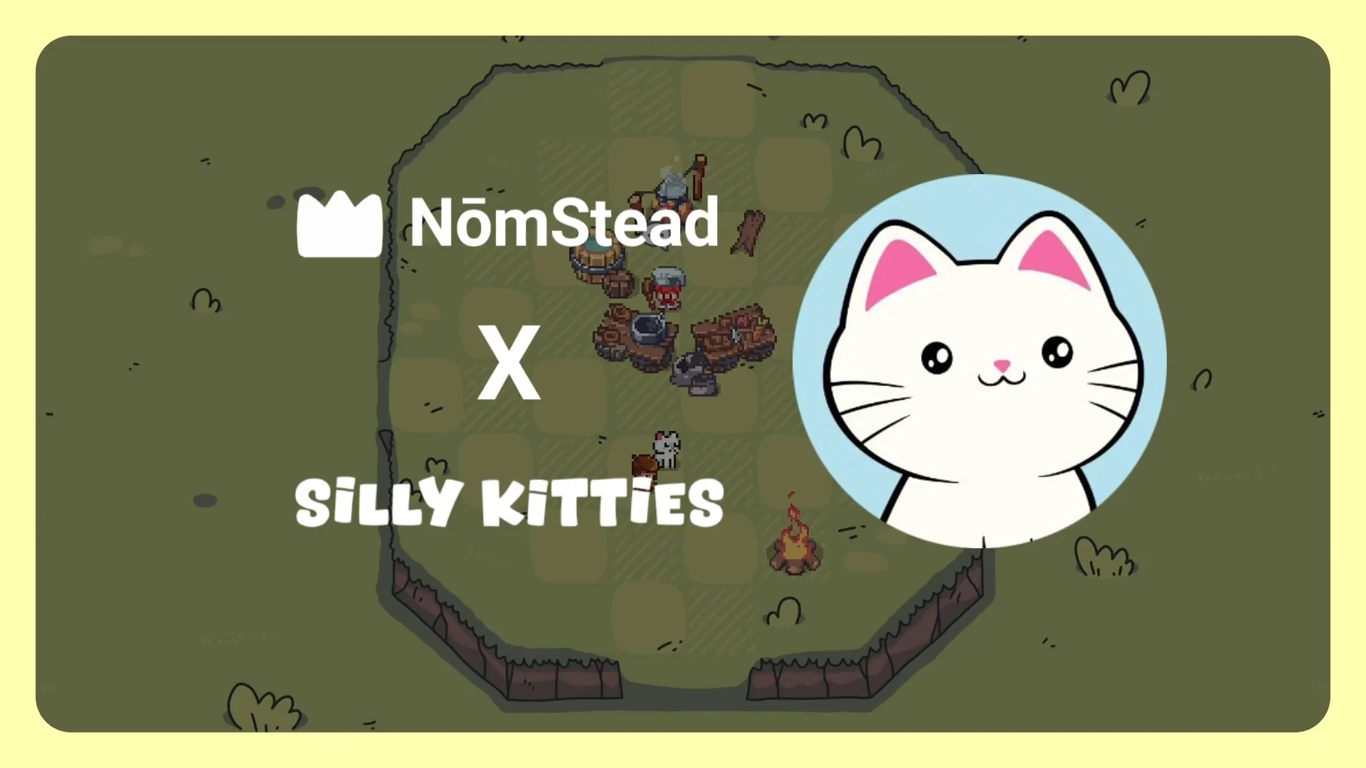 Silly Kitties Companions In Nomstead Web3 Gaming Screenshot, Crypto Games Mmo
