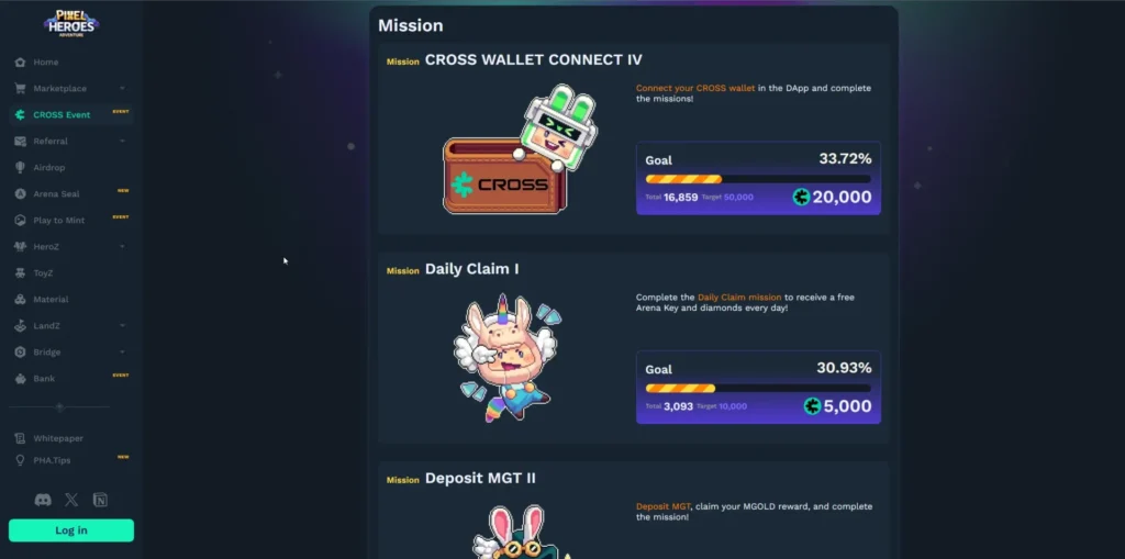 How To Earn $Mgt And $Cross Tokens Playing Pixel Heroes: A Beginner’s Guide