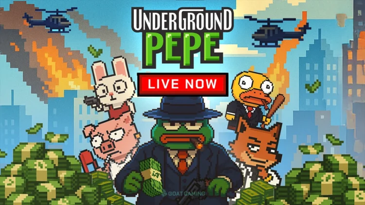 Goat Gaming Drops Underground Pepe, A Meme-Fueled Telegram Game Where Collectibles Drive The Action 