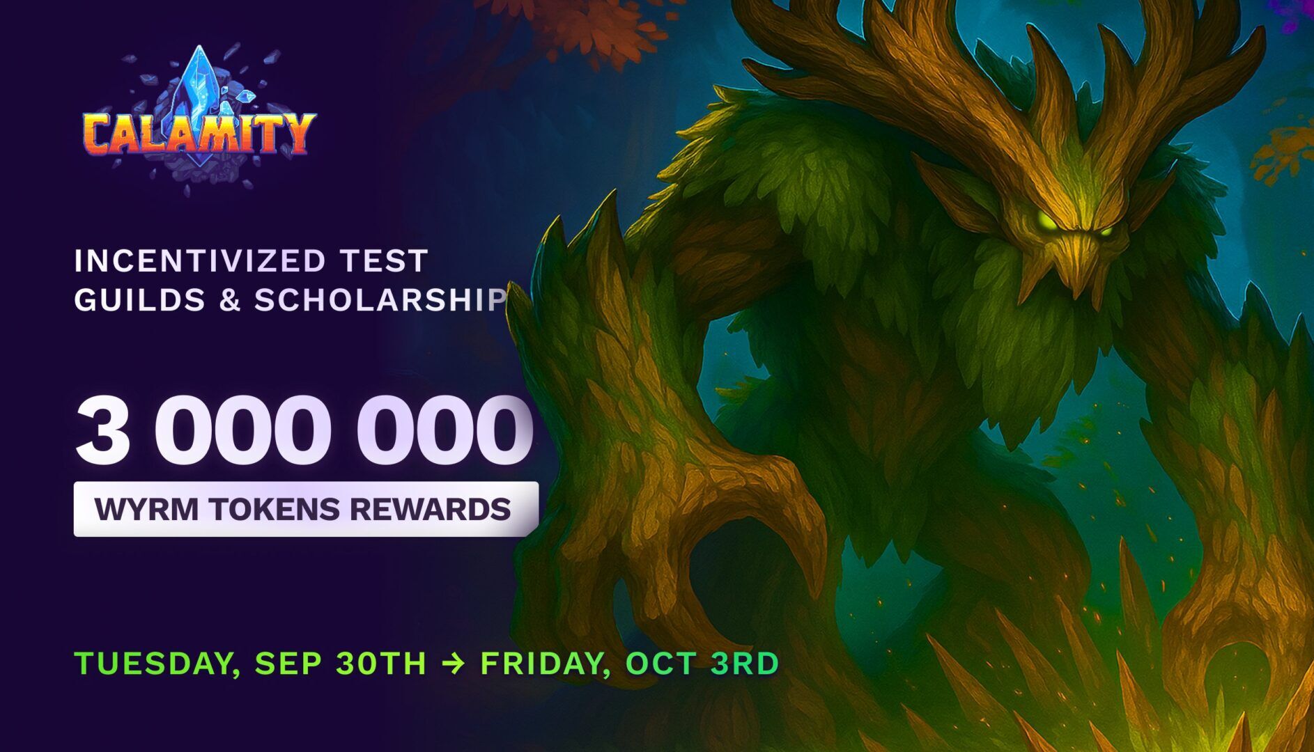 Calamity Guild Playtest Opens With 3M $Wyrm And $Ron Rewards