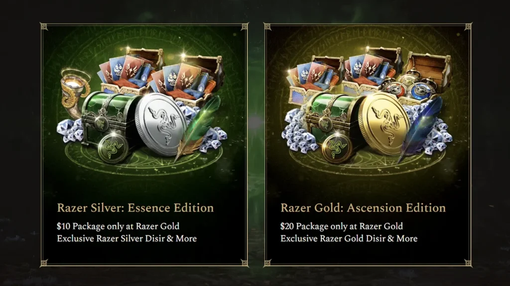 Limited Ascension And Essence Edition Bundles For Legend Of Ymir Razer Gold Promotion