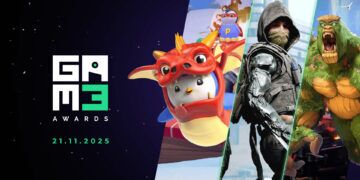 Gam3 Awards 2025 Game Of The Year Trophy Presented To Off The Grid During Web3 Gaming Awards Show In Manila