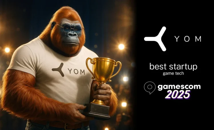 Yom Wins Best Startup Award At Gamescom 2025 For Gaming Tech