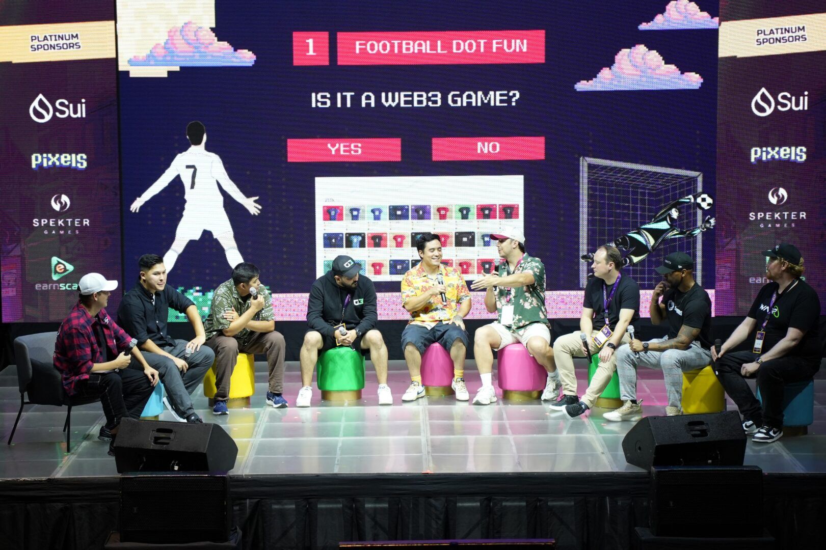 Gamified Podcast Panel Live On Stage At Ygg Play Summit Town Hall With Guests From Gam3S.gg, Opensea, Wolvesdao, And More